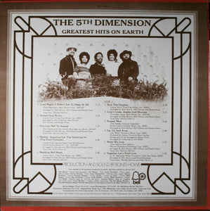 The Fifth Dimension : Greatest Hits On Earth (LP, Comp)