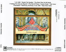 Load image into Gallery viewer, Styx : Paradise Theatre (CD, Album, Club)