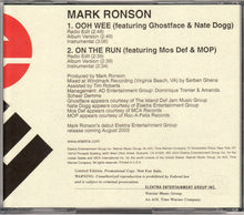 Load image into Gallery viewer, Mark Ronson : Ooh Wee / On The Run (CD, Single, Ltd, Promo)