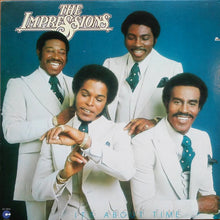 Load image into Gallery viewer, The Impressions : It&#39;s About Time (LP, Album, RI)