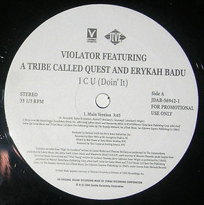 A Tribe Called Quest & Erykah Badu : I C U (Doin' It) (12", Promo)