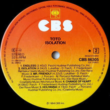 Load image into Gallery viewer, Toto : Isolation (LP, Album)