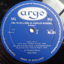 Load image into Gallery viewer, Emlyn Williams : Emlyn Williams As Charles Dickens, Volume 1 (LP, Mono)