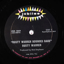 Load image into Gallery viewer, Rusty Warren : Rusty Warren Bounces Back (LP)