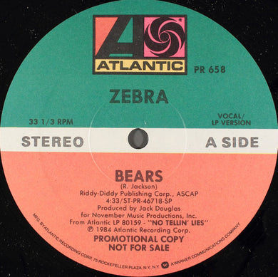 Zebra (8) : Bears (12