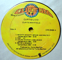 Load image into Gallery viewer, Curtis Mayfield : Curtis / Live! (2xLP, Album)