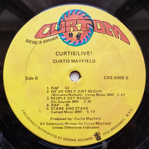 Curtis Mayfield : Curtis / Live! (2xLP, Album)