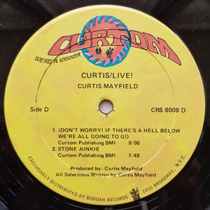 Curtis Mayfield : Curtis / Live! (2xLP, Album)