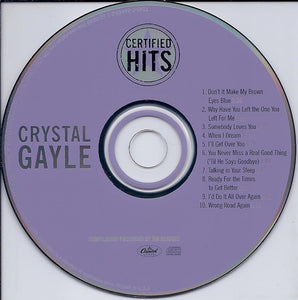 Crystal Gayle : Certified Hits (CD, Comp, RM)