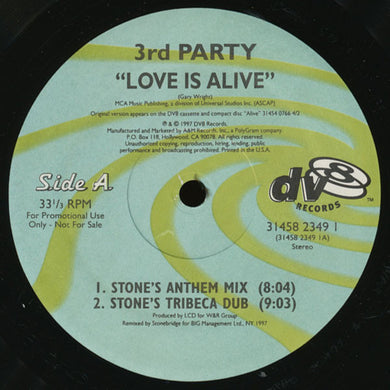 3rd Party : Love Is Alive (12
