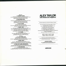 Load image into Gallery viewer, Alex Taylor (4) : Alex Taylor With Friends And Neighbors (LP, Album, PRC)