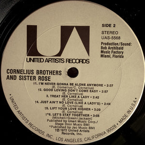 Cornelius Brothers & Sister Rose : Cornelius Brothers And Sister Rose (LP, Album, Ter)