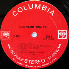 Load image into Gallery viewer, Leonard Cohen : Songs Of Leonard Cohen (LP, Album, Pit)