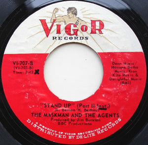 The Maskman And The Agents : Stand Up (7")