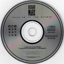 Load image into Gallery viewer, Richard Marx : Hold On To The Nights (CD, Single, Promo)
