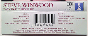 Steve Winwood : Back In The High Life (Cass, Album, SR,)