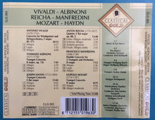 Load image into Gallery viewer, Vivaldi* - Albinoni* - Reicha* - Manfredini* - Mozart* - Haydn* : Concerto F Major / Trumpet Concerti / Quintet E Flat (CD, Comp)
