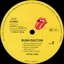 Load image into Gallery viewer, Peter Tosh : Bush Doctor (LP, Album)