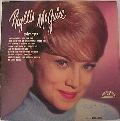 Phyllis McGuire : Phyllis McGuire Sings (LP, Album, Mono)