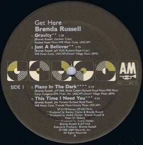 Brenda Russell (2) : Get Here (LP, Album, Ele)