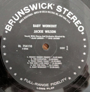 Jackie Wilson : Baby Workout (LP, Album, bla)