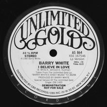 Load image into Gallery viewer, Barry White : I Believe In Love (12&quot;, Promo)