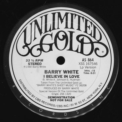 Barry White : I Believe In Love (12