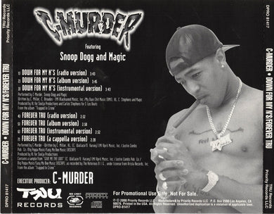 C-Murder : Down For My N's (CD, Single, Promo)
