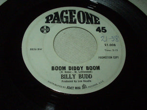 Billy Budd (3) : Sweet Lorraine (7", Promo)