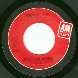 Janet Jackson : Young Love (7", Single, Styrene, Ter)