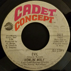 Howlin' Wolf : Evil / Tail Dragger (7", Promo)