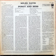 Load image into Gallery viewer, Miles Davis : Porgy And Bess (LP, Album, Mono)