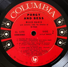 Load image into Gallery viewer, Miles Davis : Porgy And Bess (LP, Album, Mono)