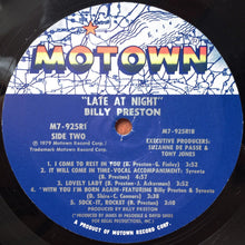 Load image into Gallery viewer, Billy Preston : Late At Night (LP, Album)