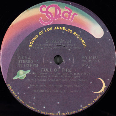 Shalamar : Full Of Fire (12