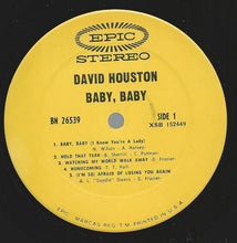 Load image into Gallery viewer, David Houston : Baby, Baby (LP, Album)