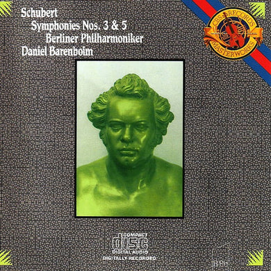 Schubert*, Berliner Philharmoniker, Daniel Barenboim : Symphonies Nos. 3 & 5  (CD, Album)