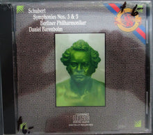 Load image into Gallery viewer, Schubert*, Berliner Philharmoniker, Daniel Barenboim : Symphonies Nos. 3 &amp; 5  (CD, Album)