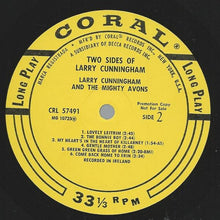 Load image into Gallery viewer, Larry Cunningham (2) And The Mighty Avons : Two Sides Of Larry Cunningham (LP, Mono, Promo)