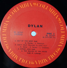 Load image into Gallery viewer, Bob Dylan : Dylan (LP, Album)