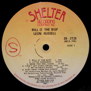Leon Russell : Will O' The Wisp (LP, Album, Glo)