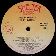 Load image into Gallery viewer, Leon Russell : Will O&#39; The Wisp (LP, Album, Glo)