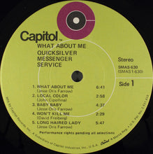 Load image into Gallery viewer, Quicksilver* : What About Me (LP, Album, Win)