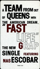 Load image into Gallery viewer, Kool G Rap : Fast Life (12&quot;, Promo)