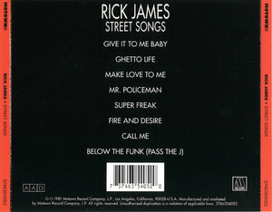 Rick James : Street Songs (CD, Album, RE)