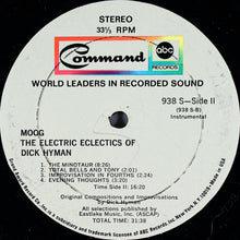 Load image into Gallery viewer, Dick Hyman : Moog - The Electric Eclectics Of Dick Hyman (LP, Album, Gat)