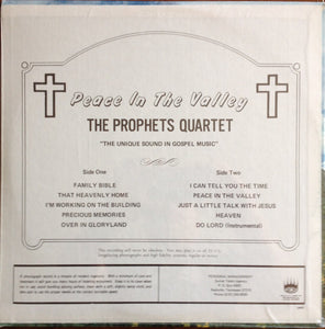 The Prophets Quartet : Peace In The Valley (LP)