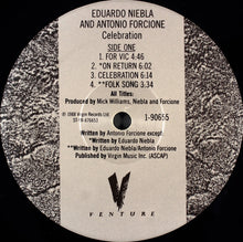 Load image into Gallery viewer, Eduardo Niebla &amp; Antonio Forcione : Celebration (LP, Album)