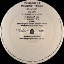 Load image into Gallery viewer, Eduardo Niebla &amp; Antonio Forcione : Celebration (LP, Album)
