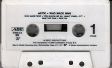 Load image into Gallery viewer, AC/DC : Who Made Who (Cass, Album, Comp, SR)